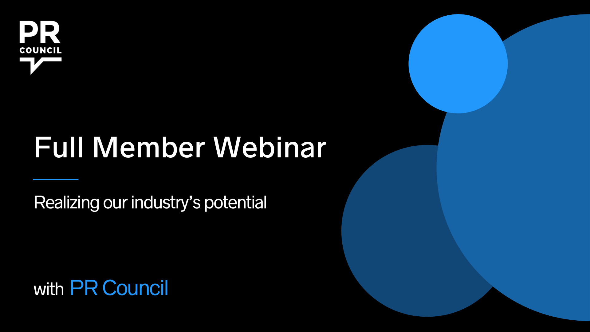 2025 Full Member Webinar