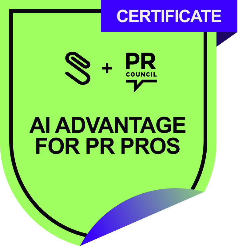 AI Advantage for PR Pros badge