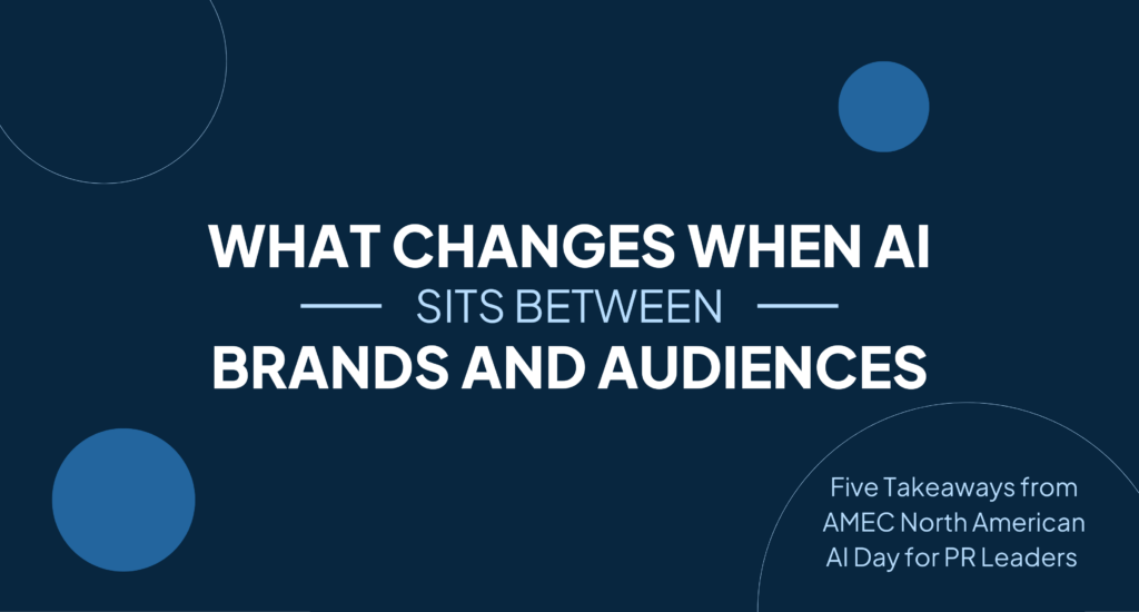 What Changes When AI Sits Between Brands and Audiences